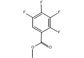 Methyl 2,3,4,5-tetrafluorobenzoate structure, CAS 5292-42-2