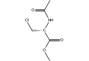 Methyl 2-acetylamino-3-chloropropionate structure, CAS 18635-38-6