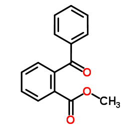 Methyl 2-benzoylbenzoate structure, CAS 606-28-0