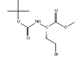 Methyl 2-bromobutyrate structure, CAS 3196-15-4