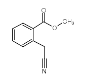 Methyl 2-cyanomethylbenzoate structure, CAS 5597-04-6
