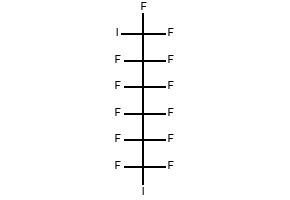 1,6-Diiodoperfluorohexane structure, CAS 375-80-4
