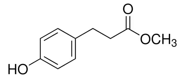 Methyl 3-(4-hydroxyphenyl)propionate structure, CAS 5597-50-2
