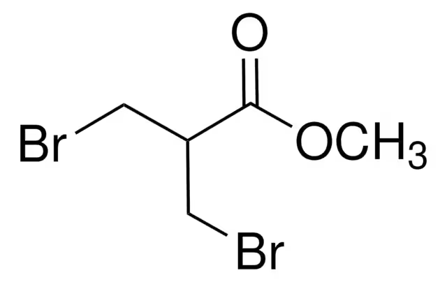 Methyl 3-bromo-2-(bromomethyl)propionate structure, CAS 22262-60-8