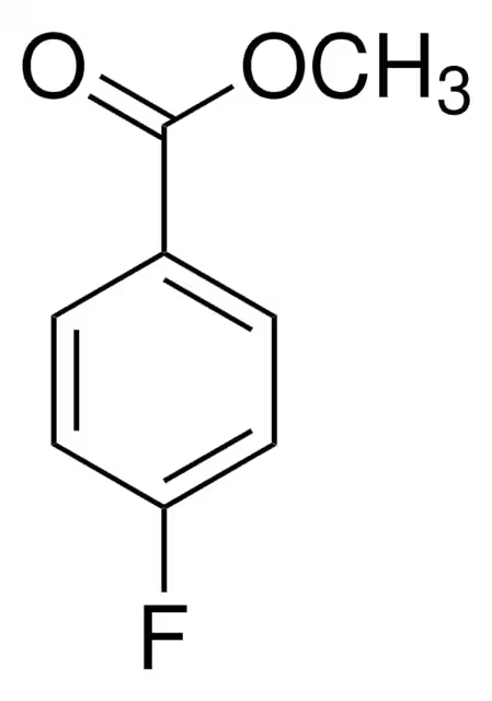 Methyl 4-fluorobenzoate structure, CAS 403-33-8