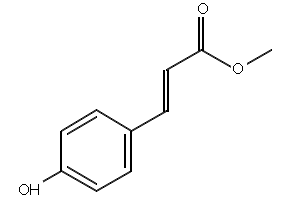 Methyl 4-hydroxycinnamate structure, CAS 3943-97-3