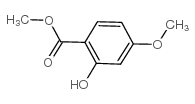 Methyl 4-methoxysalicylate structure, CAS 5446-02-6