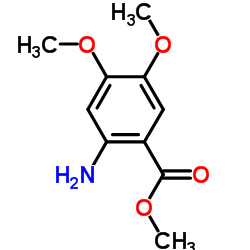 Methyl 6-aminoveratrate structure, CAS 26759-46-6