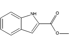 Methyl indole-2-carboxylate structure, CAS 1202-04-6