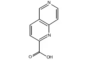 1,6-Naphthyridine-2-carboxylic acid structure, CAS 197507-59-8