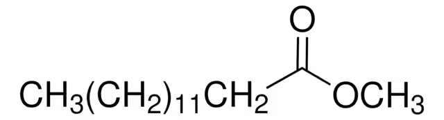 Methyl myristate structure, CAS 124-10-7