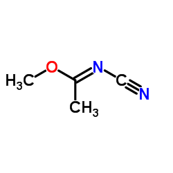Methyl N-cyanoethanimideate structure, CAS 5652-84-6