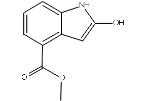 Methyl oxindole-4-carboxylate structure, CAS 90924-46-2
