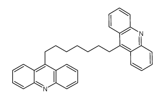1,7-Di(9-acridine)heptane structure, CAS 141946-28-3