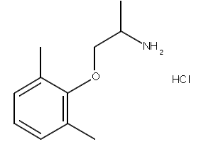 Mexiletine hydrochloride structure, CAS 5370-01-4