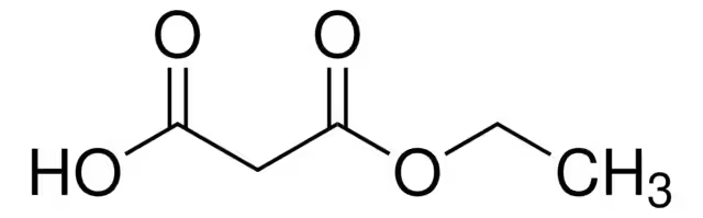 Monoethyl malonate structure, CAS 1071-46-1