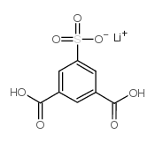m-Phthalic-5-sulfonic acid lithium salt structure, CAS 46728-75-0