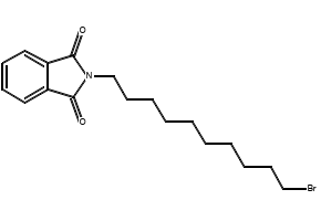 N-(10-Bromodecyl)phthalimide structure, CAS 24566-80-1
