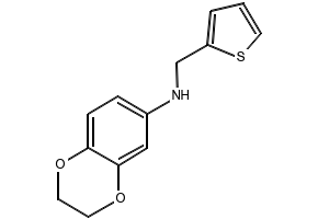N-(2,3-Dihydro-1,4-benzodioxin-2-ylmethyl)-N-isopropyl amine structure, CAS 21398-64-1
