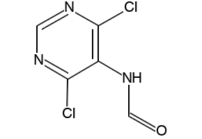 N-(2-Amino-4,6-dichloropyrimidine-5-yl)formamide structure, CAS 171887-03-9