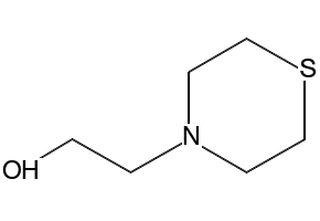 N-(2-Hydroxyethyl)thiomopholine structure, CAS 6007-64-3