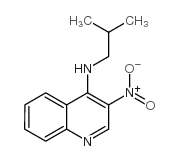 N-(2-Methylpropyl)-3-nitro-4-quinolineamine structure, CAS 99009-85-5