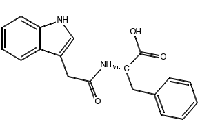 N-(3-Indolylacetyl)-L-phenylalanine structure, CAS 57105-50-7