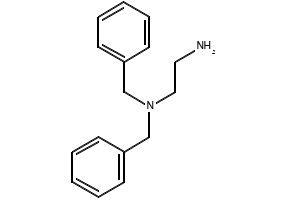 N,N-Dibenzylethylenediamine structure, CAS 14165-27-6
