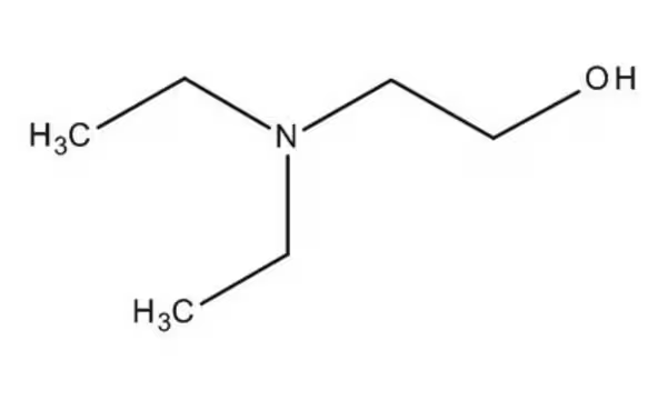 N,N-Diethylethanolamine structure, CAS 100-37-8