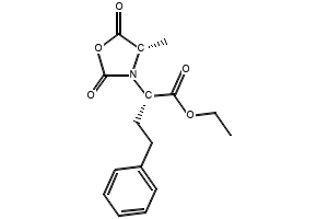 N-[1-(S)-(Ethoxycarbony1)-3-phenylpropyl]-L-alanine-N-carboxyanhydride structure, CAS 84793-24-8