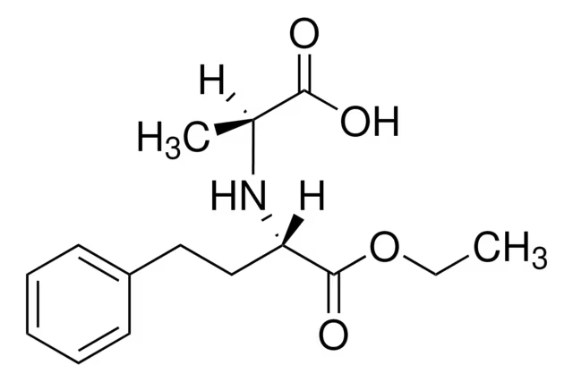 N-[1-(S)-(Ethoxycarbonyl)-3-phenylpropyl]-L-alanine structure, CAS 82717-96-2