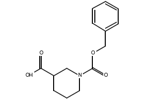 1-[(Benzyloxy)carbonyl]piperidine-3-carboxylic acid structure, CAS 78190-11-1