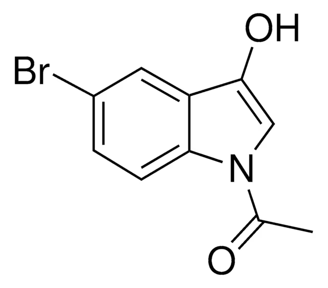 N-Acetyl-5-bromo-3-hydroxyindole structure, CAS 114165-30-9