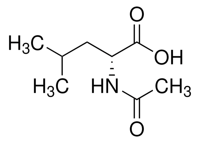 N-Acetyl-D-leucine structure, CAS 19764-30-8