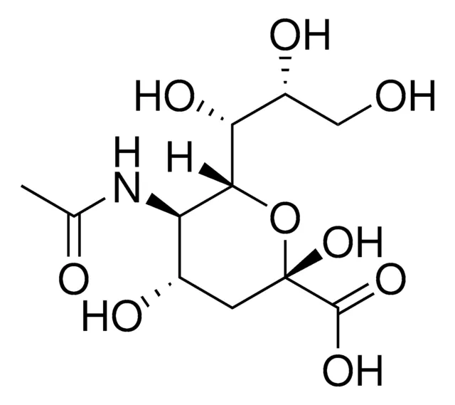 N-Acetyl-D-neuraminic acid structure, CAS 131-48-6