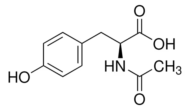 N-Acetyl-L-tyrosine structure, CAS 537-55-3