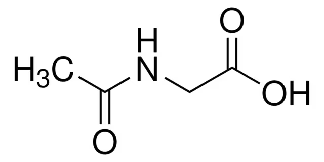 N-alpha-Acetyl-glycine structure, CAS 543-24-8