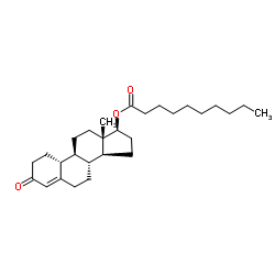Nandrolone decanoate structure, CAS 360-70-3