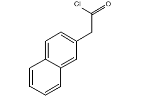 Naphthalen-2-yl-acetyl chloride structure, CAS 37859-25-9