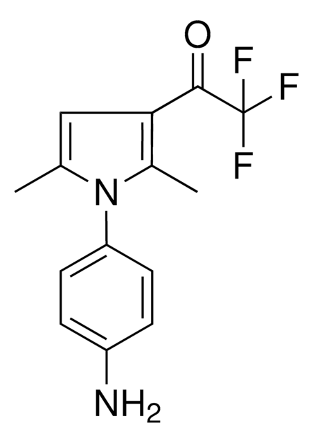 1-[1-(4-Bromophenyl)-2,5-dimethyl-1H-pyrrol-3-yl]-2,2,2-trifluoro-1-ethanone structure, CAS 95337-69-2