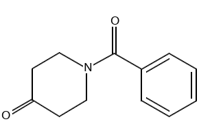 N-Benzoylpiperidone structure, CAS 24686-78-0