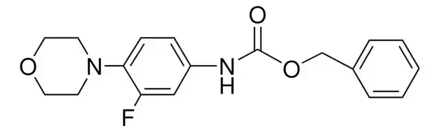 N-Benzyloxycarbonyl-3-fluoro-4-morpholinoaniline structure, CAS 168828-81-7