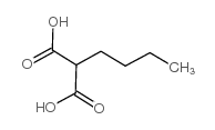 n-Butylmalonic acid structure, CAS 534-59-8