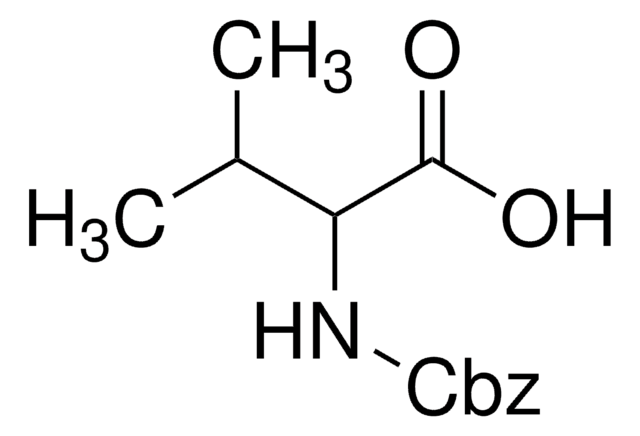 N-Cbz-DL-valine structure, CAS 3588-63-4