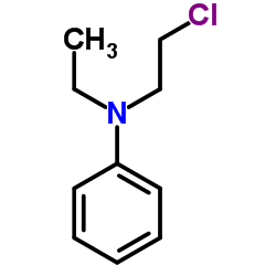 N-Chloroethyl-N-ethylaniline structure, CAS 92-49-9