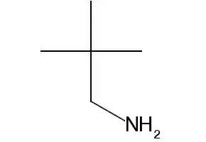 Neopentylamine structure, CAS 5813-64-9