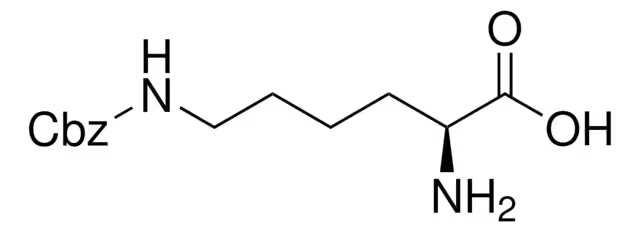 N-epsilon-carbobenzyloxy-L-lysine structure, CAS 1155-64-2