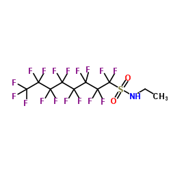 N-Ethyl perfluorooctanesulphonamide structure, CAS 4151-50-2