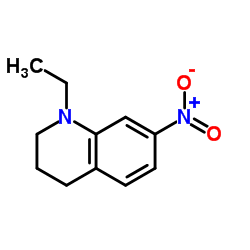 N-Ethyl-7-nitro-1,2,3,4-tetrahydroquinoline structure, CAS 57883-28-0