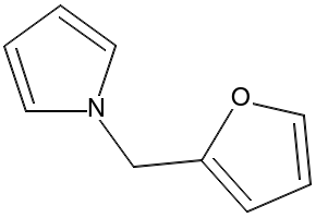 N-Furfurylpyrrole structure, CAS 1438-94-4